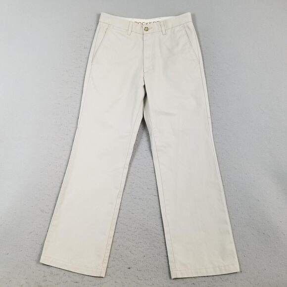 Dockers Pants Mens 32x32 Khaki D3 Classic Fit Flat Front Straight Leg Chino - Picture 1 of 14